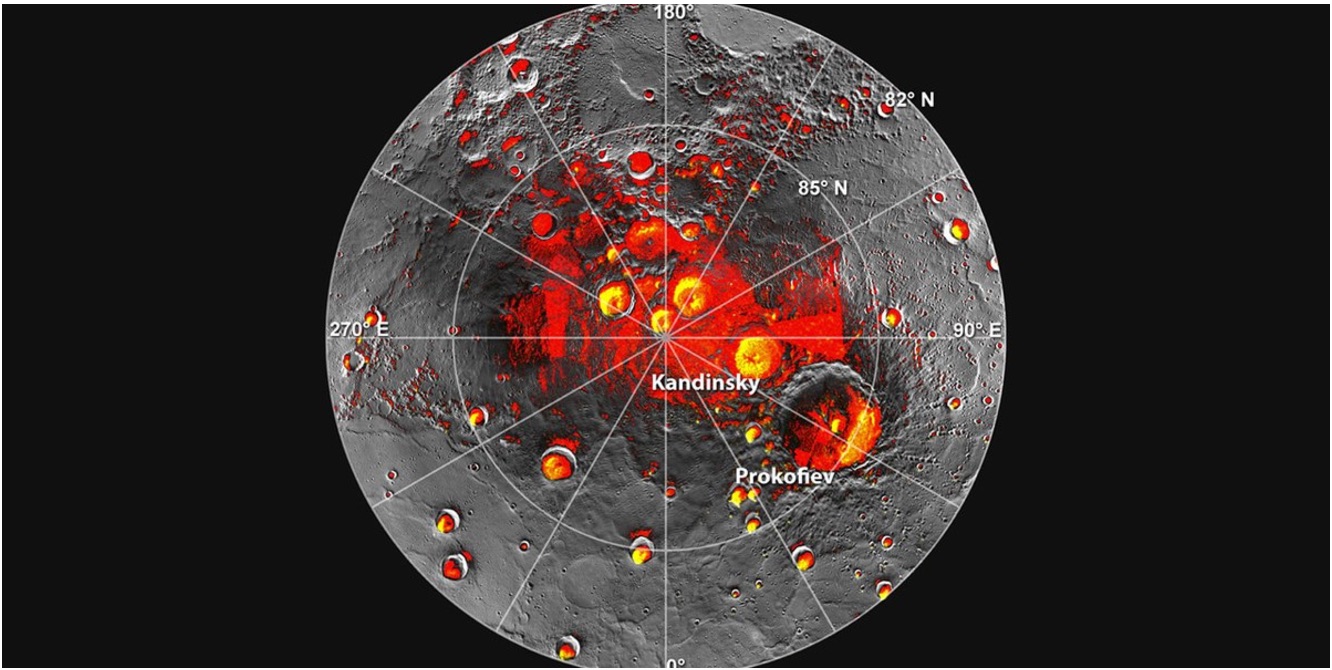Mercury's Water Ice Deposits Have a Mysterious Origin  